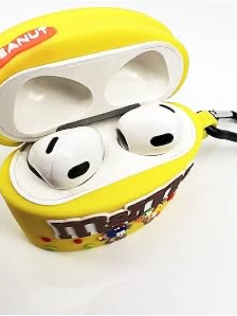 M&M'S Yellow Peanut Snack Cup with Character Graphics AirPods case